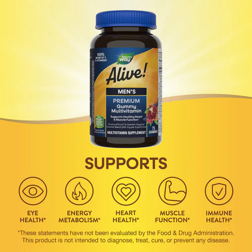 Alive!® Premium Men’s Gummy Multivitamin