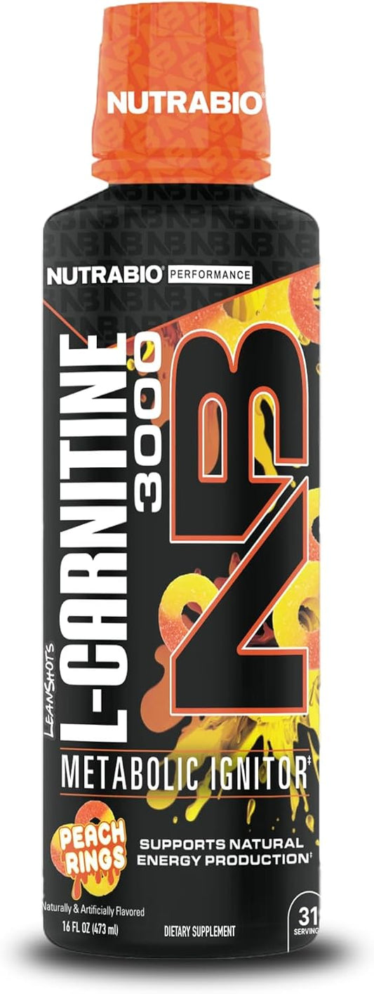 NutraBio LeanShots Liquid L-Carnitine