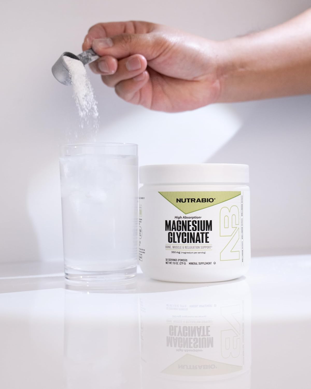 NutraBio Magnesium Glycinate Powder