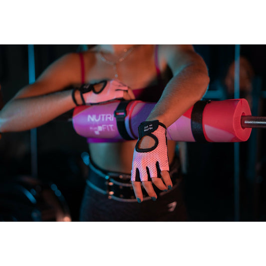 Nutri Fit Plus Unisex Workout Gloves for Weight Lifting-Gym Exercise-Cycling-Full Palm Protection-Extra Grip for Men and Women