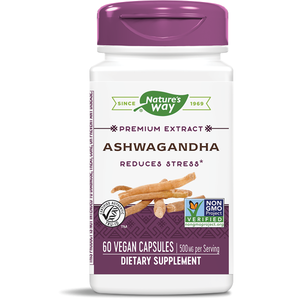 Nature's Way Ashwagandha Reduces Stress