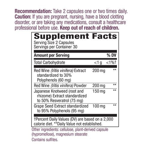 Natures Way Resveratrol