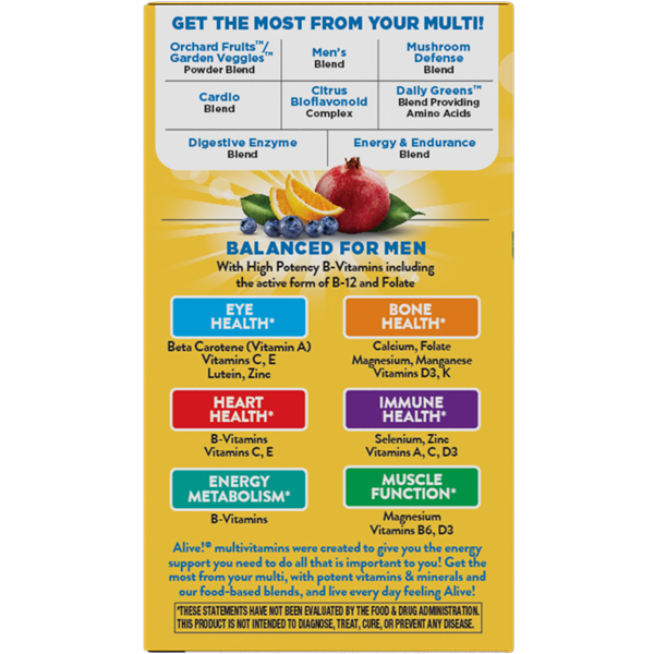 Nature's Way Alive! Men’s Ultra Potency Complete Multivitamin