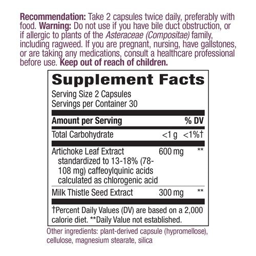 Nature's Way Premium Extract Artichoke, Supports Digestion