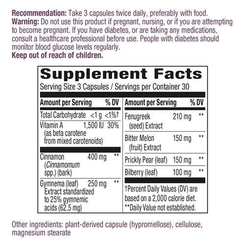 Nature's Way Blood Sugar Manager