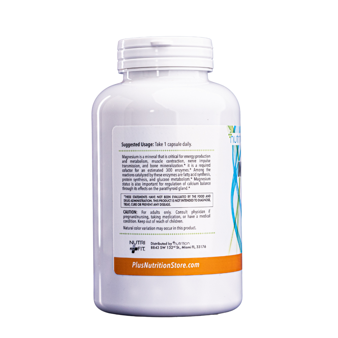 Nutri Plus Fit Super Magnesium 400 Milligrams 180 Veg Capsules
