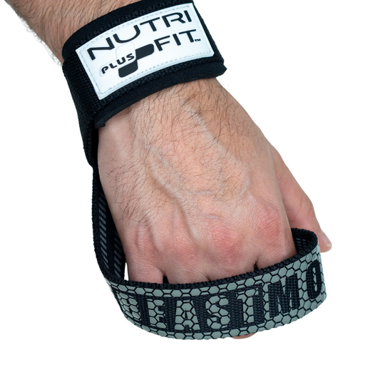 NutriFit Plus Padded Cotton Lifting Straps