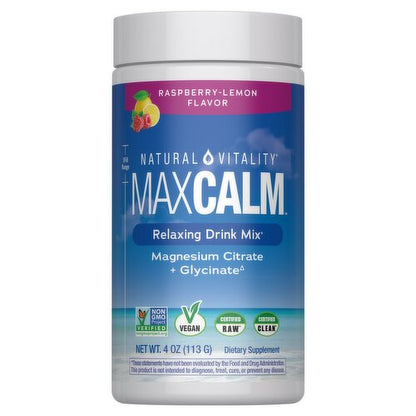 MAXCALM Powder Raspberry-Lemon