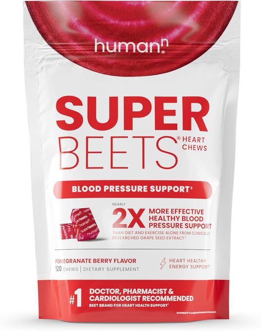 HumanN® SuperBeets® Heart Chews - Pomegranate Berry