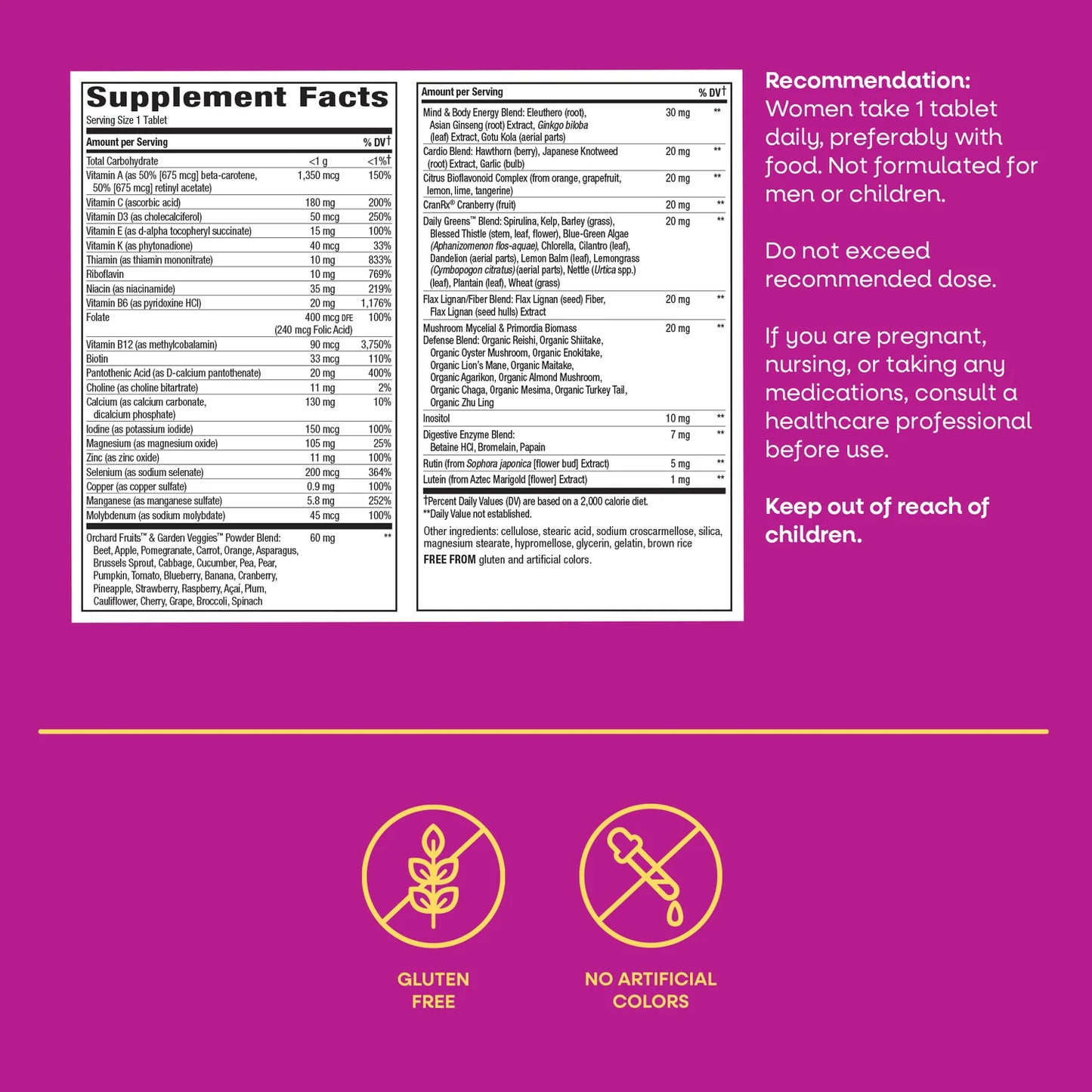 Alive!® Women's 50+ Ultra Multivitamin
