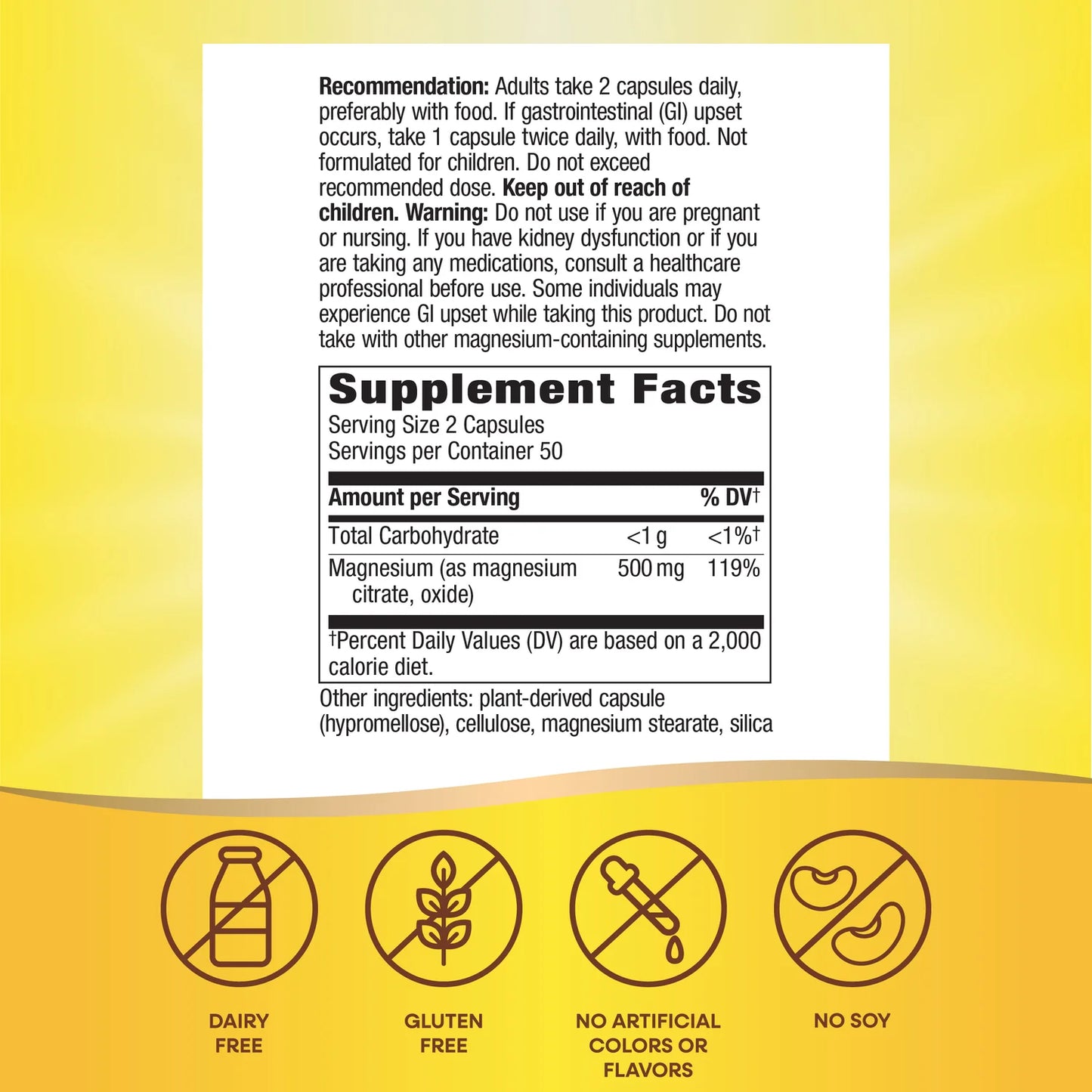 Nature's Way Magnesium Complex