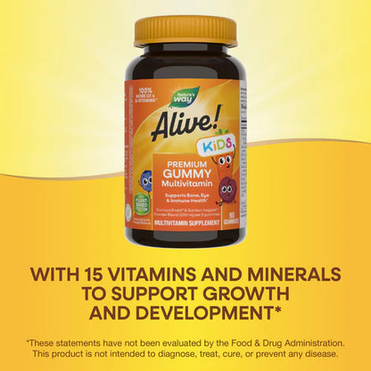 Alive!® Premium Kids Gummy Multivitamin