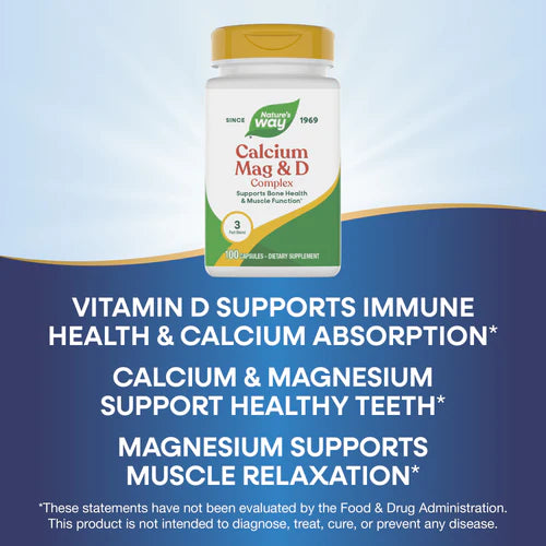 Nature's Way Calcium-Magnesium-Vitamin D