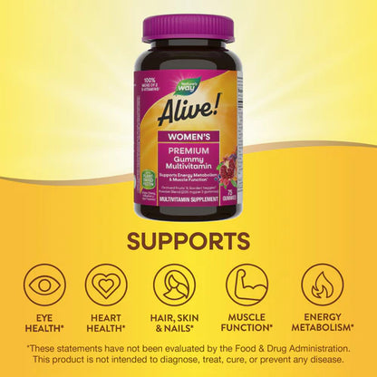 Alive!® Premium Women’s Gummy Multivitamin