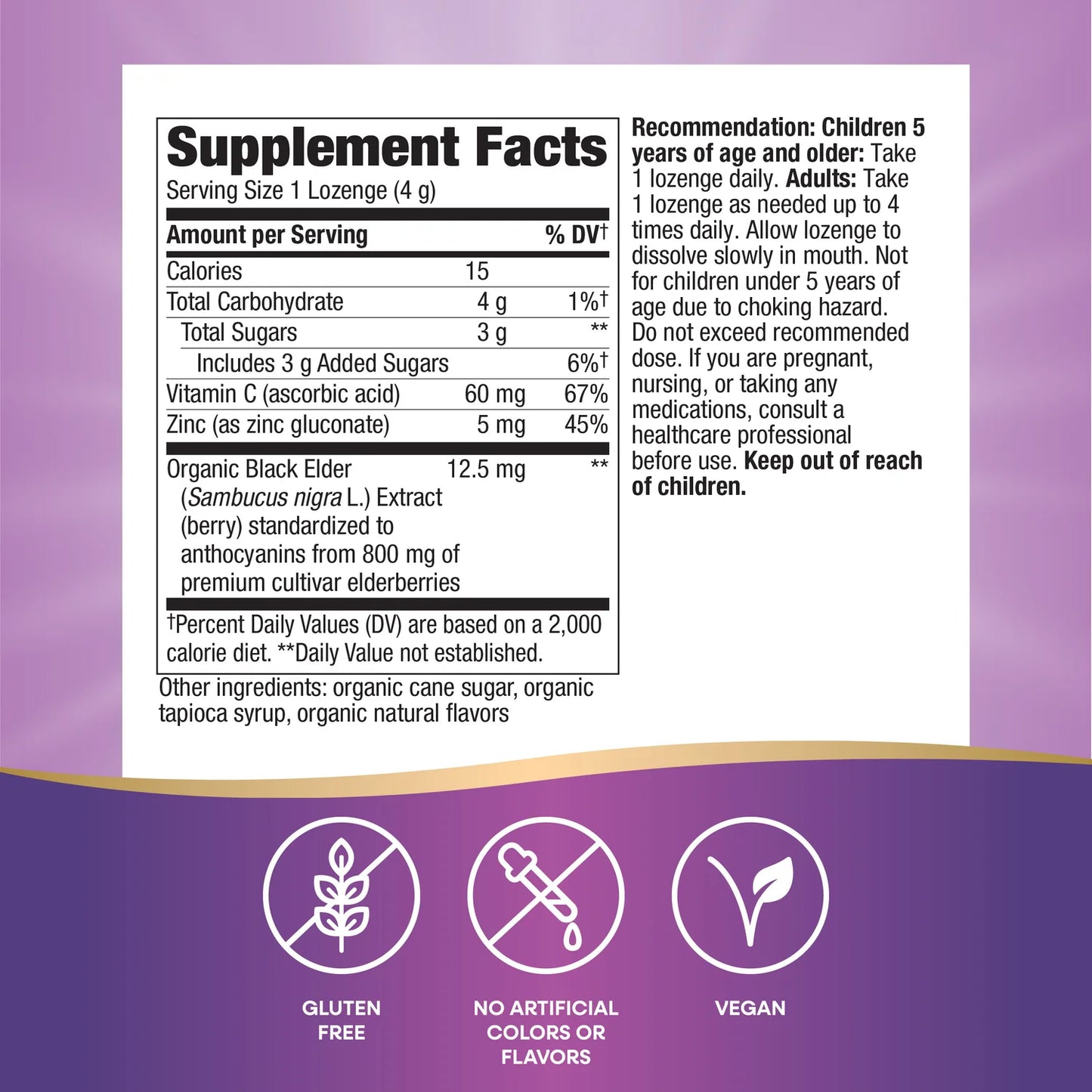 Sambucus Immune Lozenges