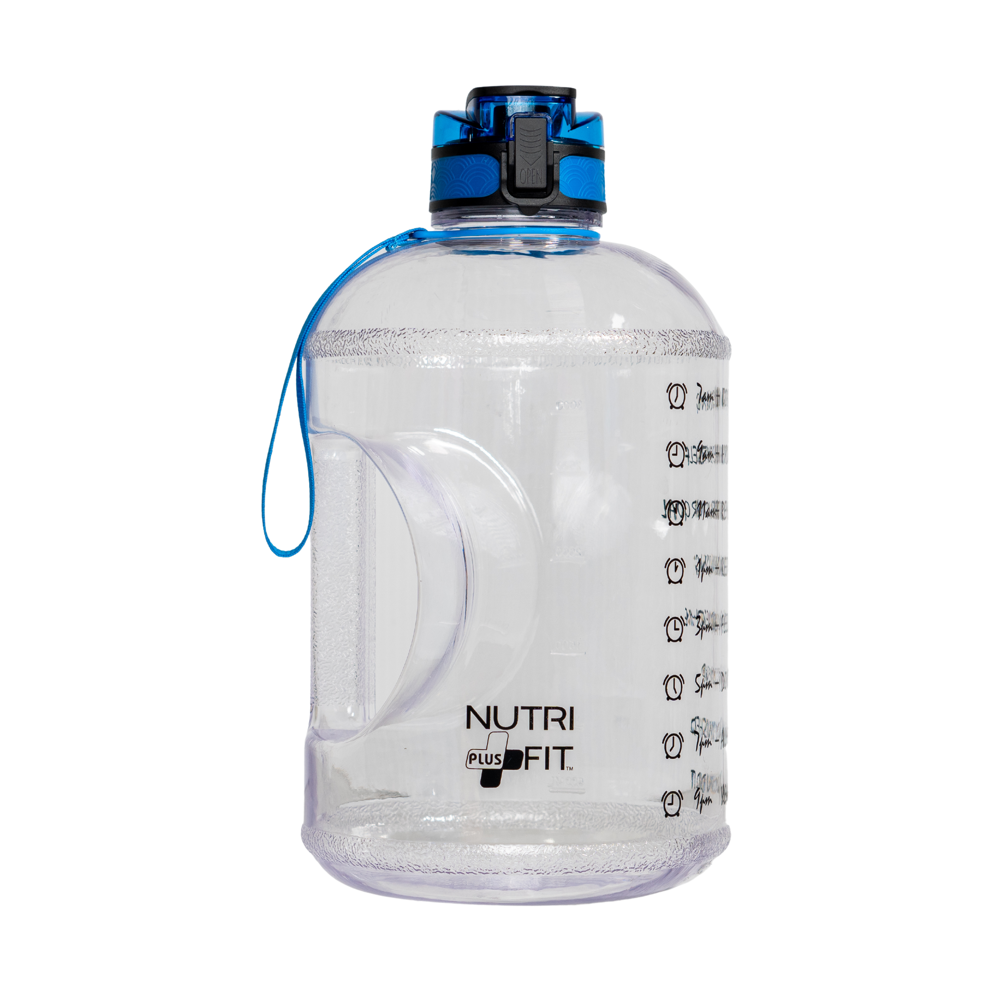 Motivational Water Gallon 128oz for Ultimate Hydration with leak-proof lid and Easy to carry handle BPA Free