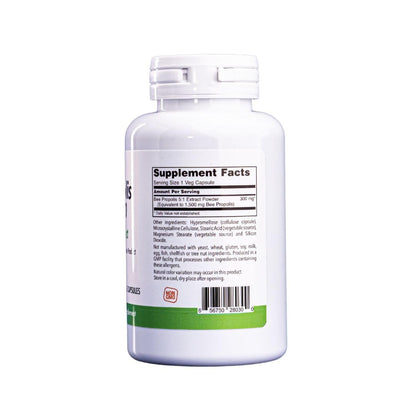 Nutri Plus Fit, Propolis 1,500 mg with 5:1 Concentrate, Natural Bee Product, 100 Veg Capsules