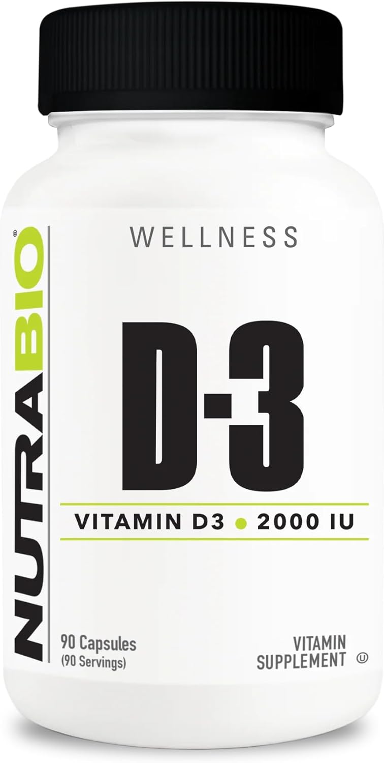 Nutrabio Vitamin D3 2000 IU