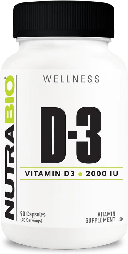 Nutrabio Vitamin D3 2000 IU
