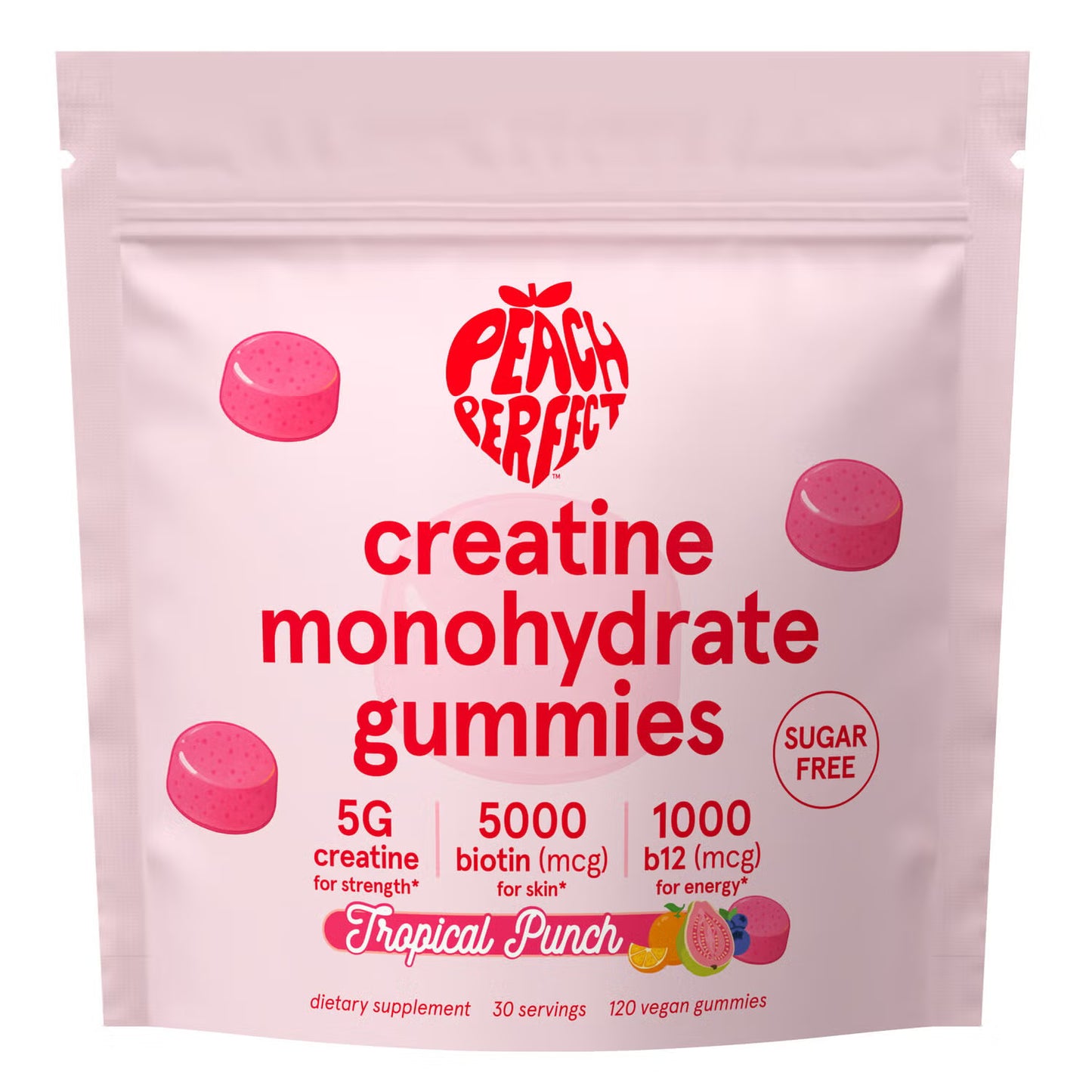 Peach Perfect Creatine Gummies for Women
