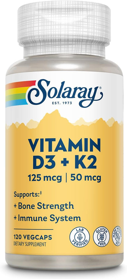 Solaray Vitamin D3 K2