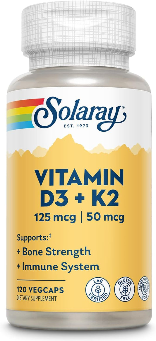 Solaray Vitamin D3 K2