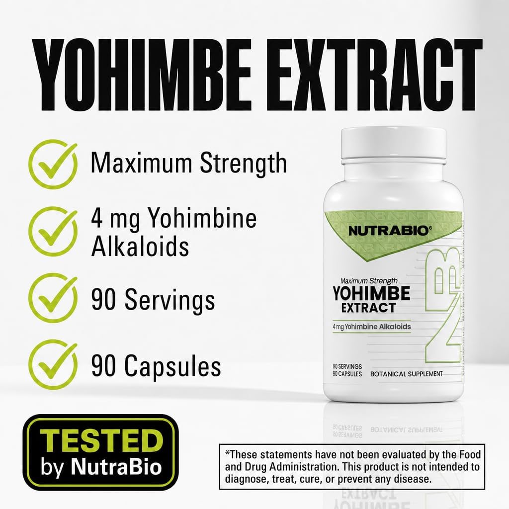 NutraBio Yohimbe