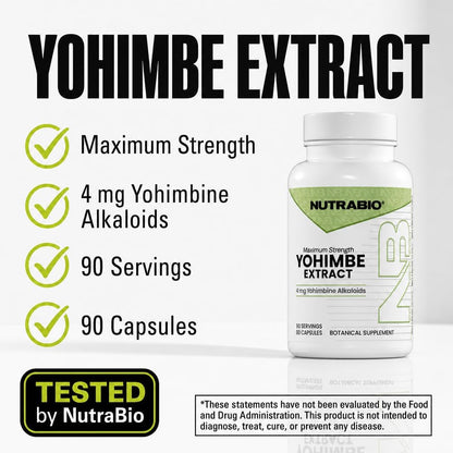 NutraBio Yohimbe