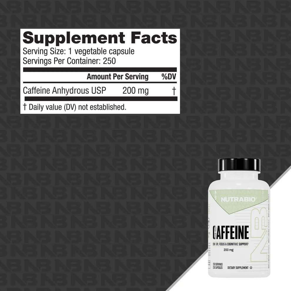 NutraBio Caffeine