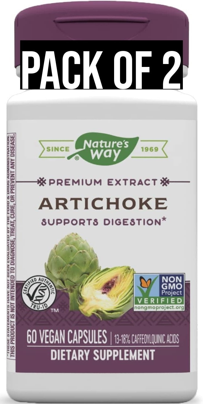 Nature's Way Premium Extract Artichoke, Supports Digestion