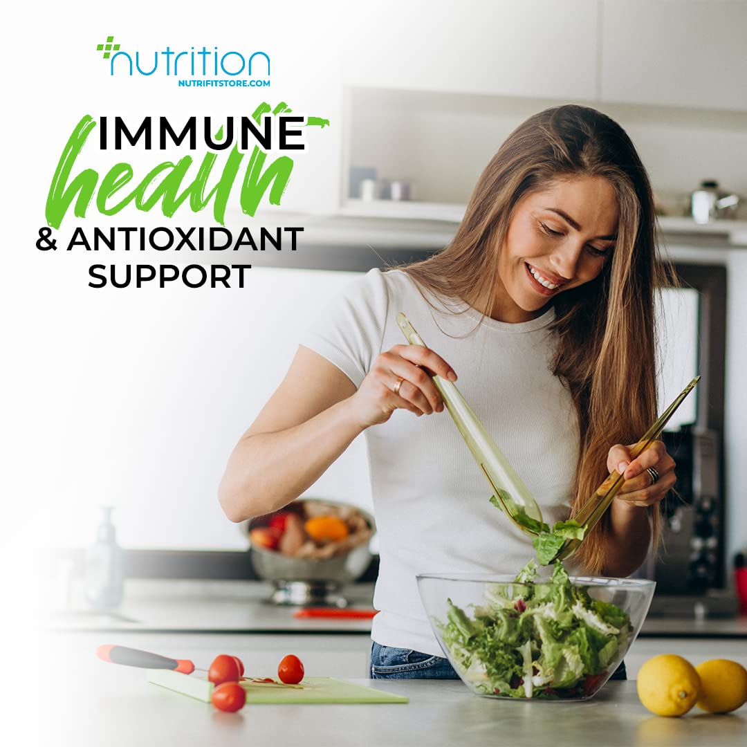 Nutri Plus Fit Vitamin C 1000mg Immune Support & Antioxidants with Bioflavonoids 250 Veg Capsules