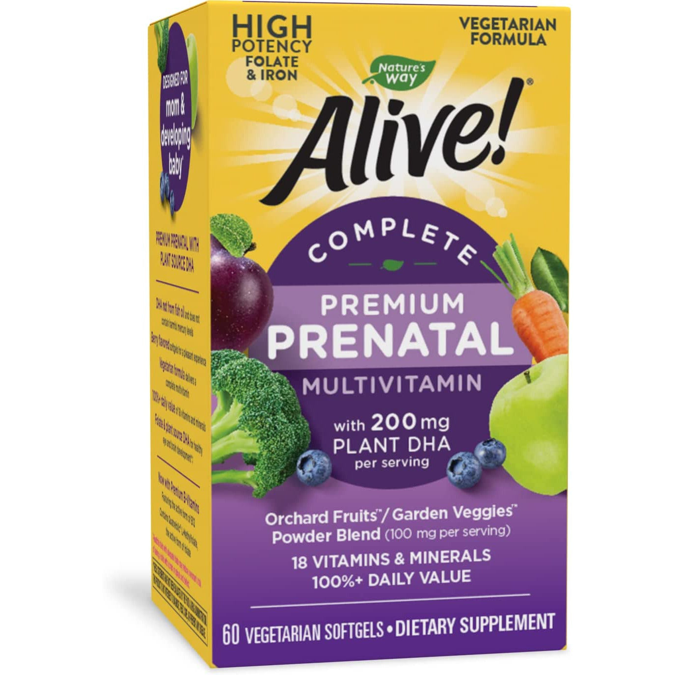 Nature's Way Alive! Complete Premium Prenatal Multivitamin for Women