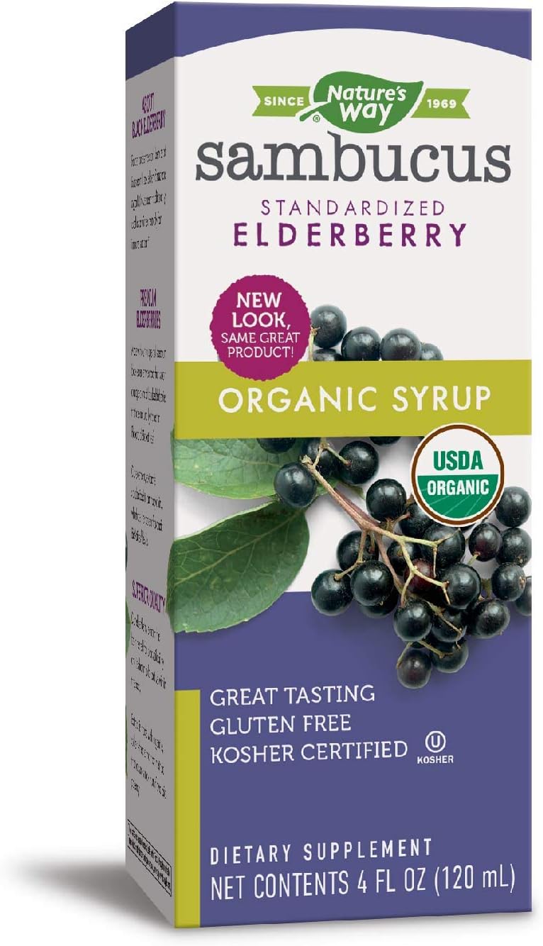 Nature's Way Sambucus Organic Elderberry Syrup