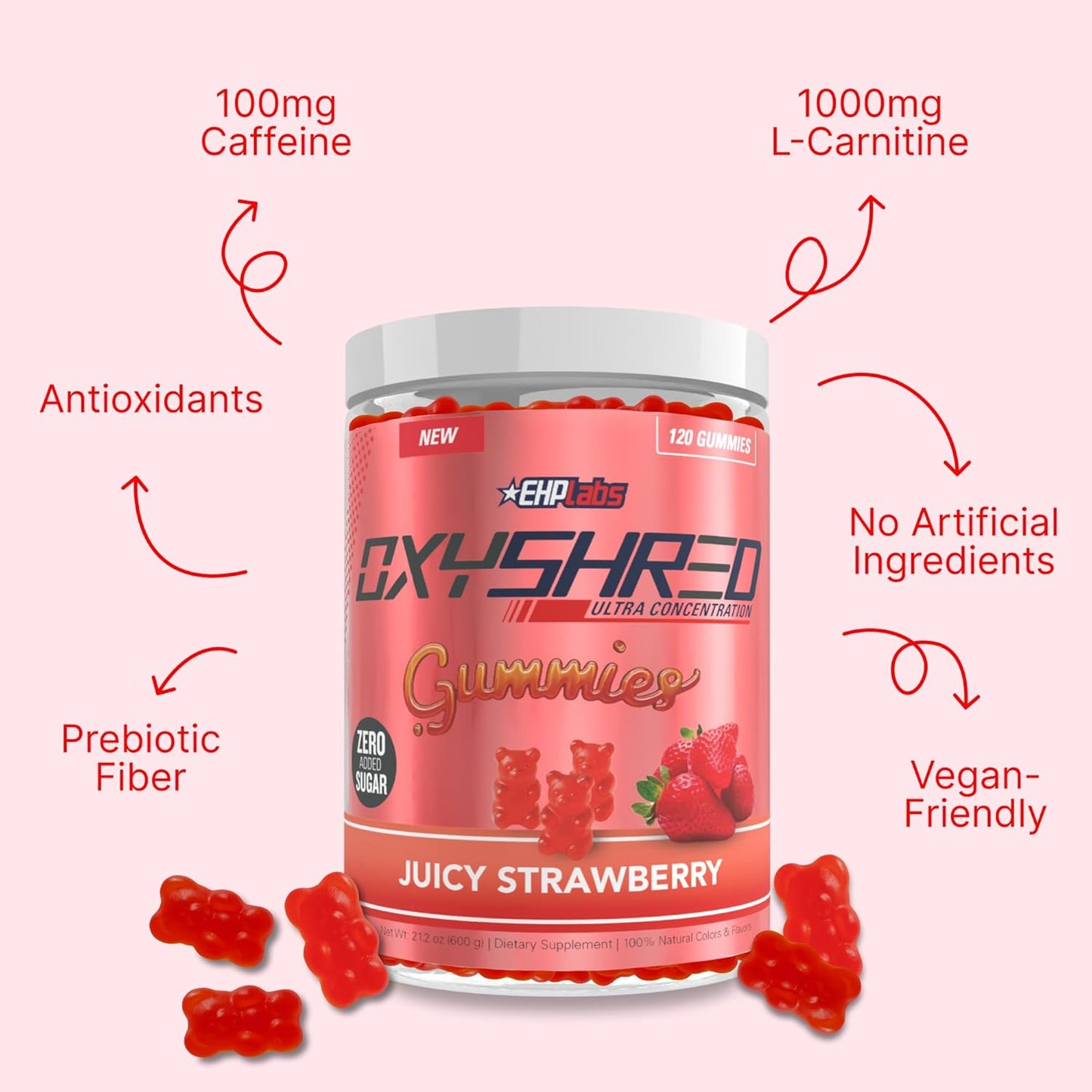 EHP Labs OxyShred Gummies