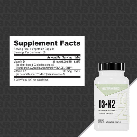 Nutrabio Vitamin D3 K2