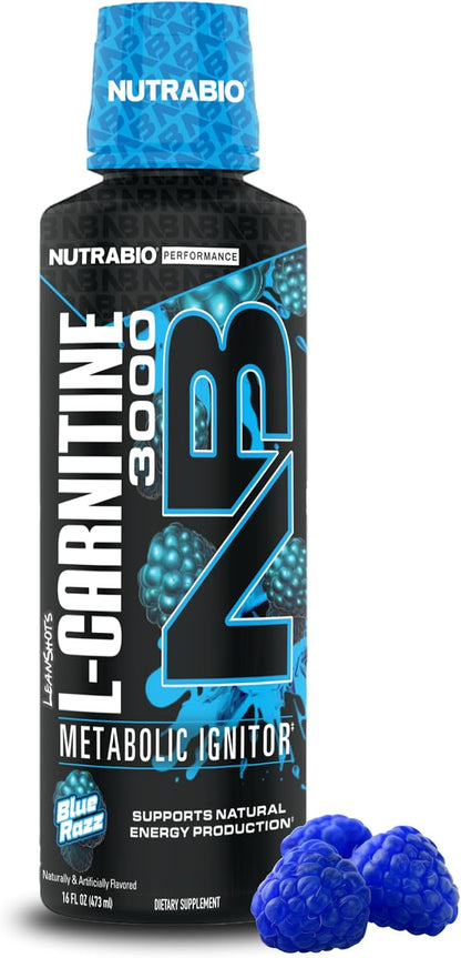 NutraBio LeanShots Liquid L-Carnitine