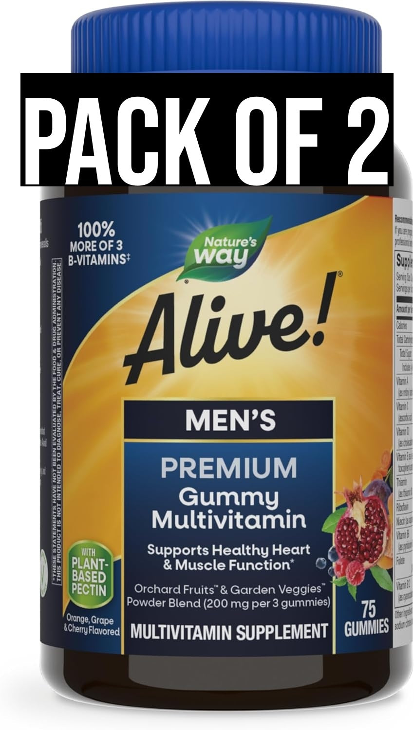 Nature's Way Alive! Premium Men’s Gummy Multivitamins