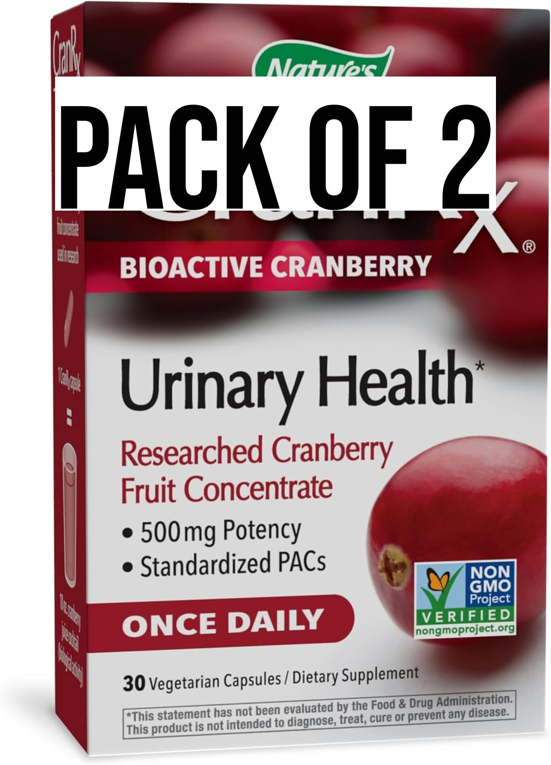 Nature's Way CranRx BioActive Cranberry Urinary Health
