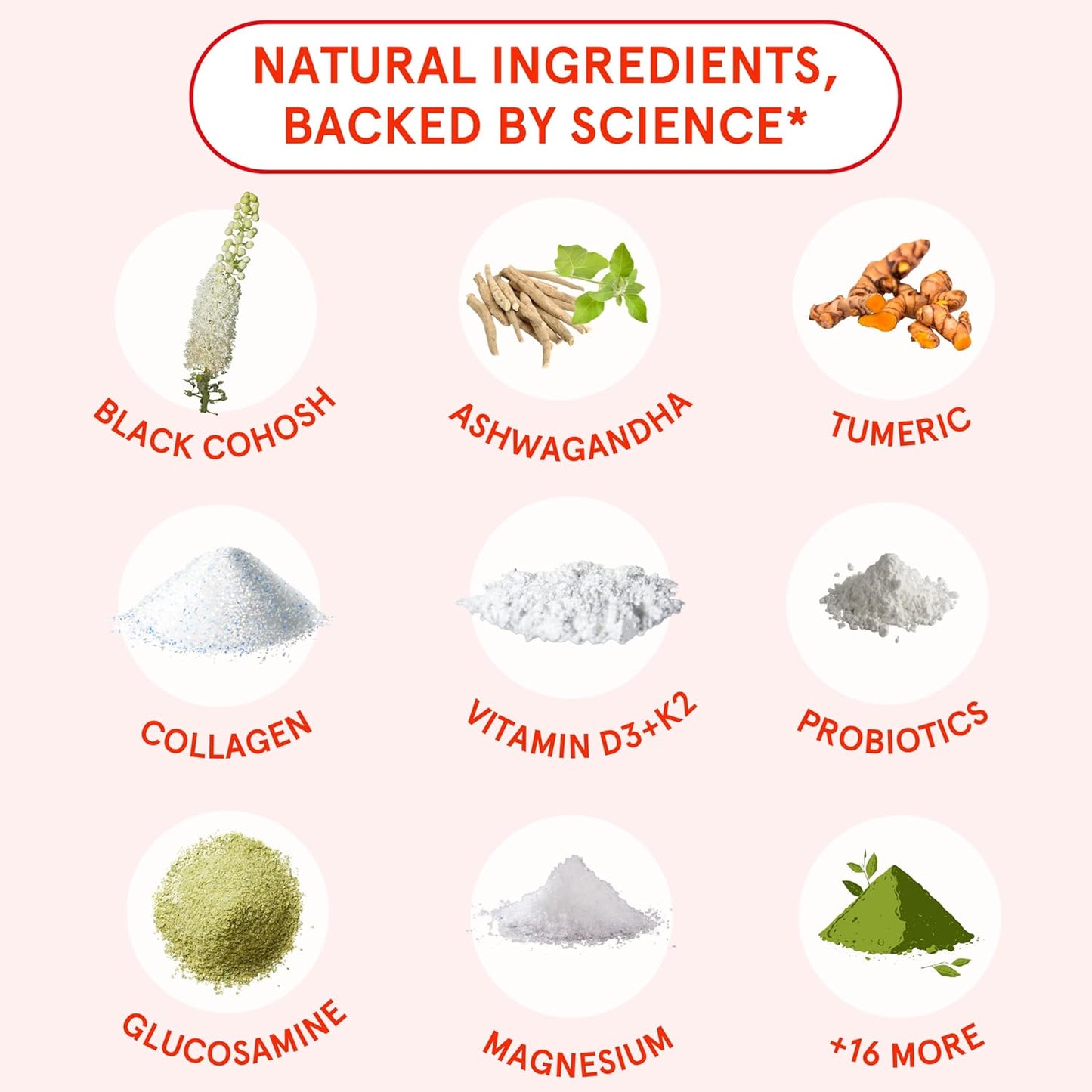 Peach Perfect Menopause Multivitamin