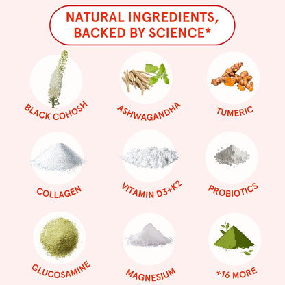 Peach Perfect Menopause Multivitamin