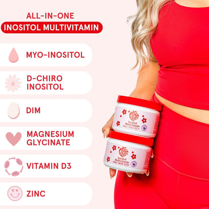 Peach Perfect Inositol Powder Multivitamin
