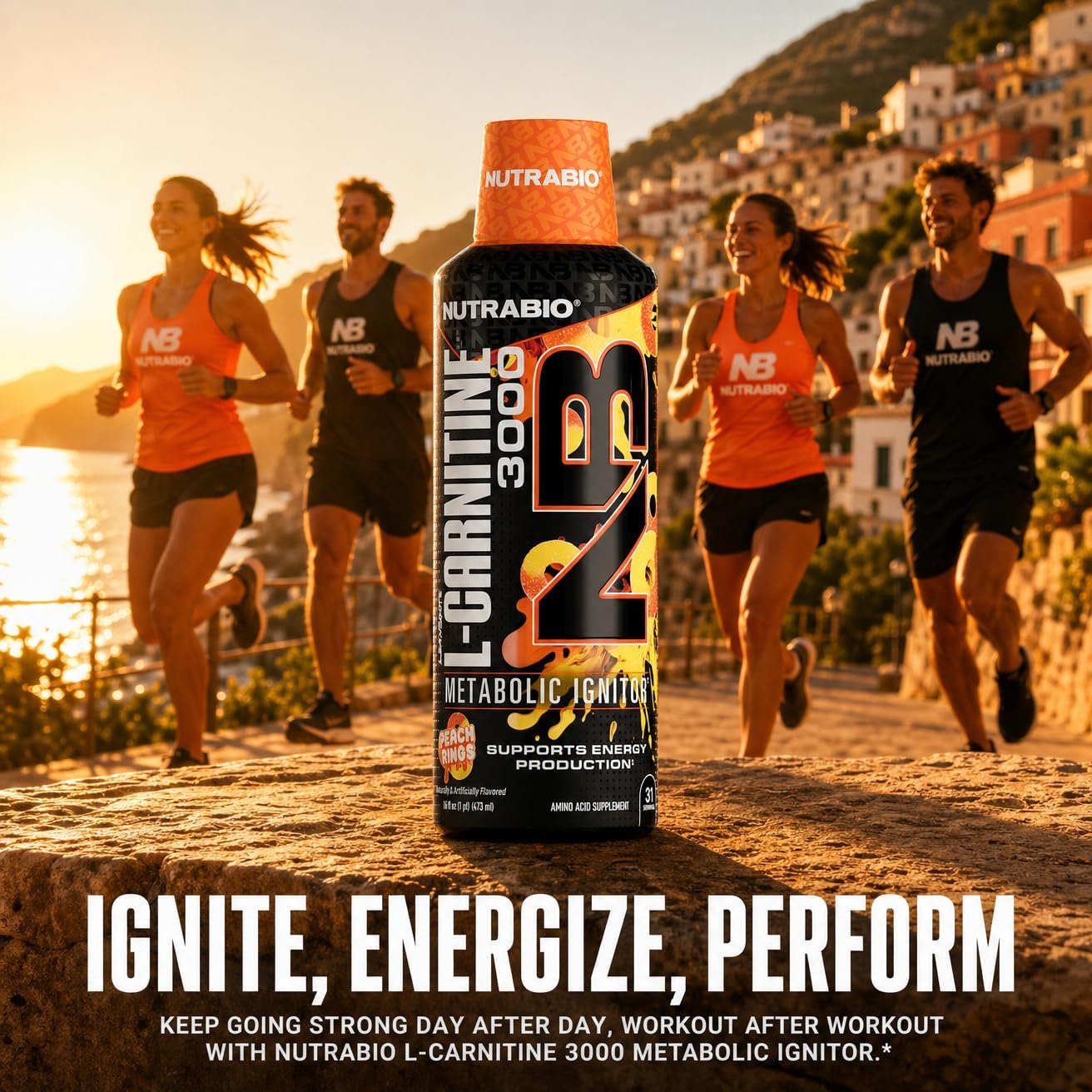 NutraBio LeanShots Liquid L-Carnitine