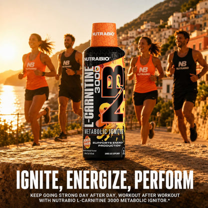 NutraBio LeanShots Liquid L-Carnitine
