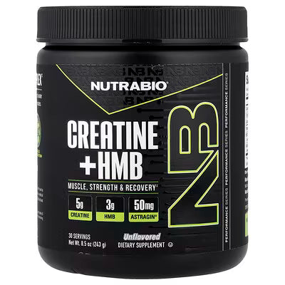 NutraBio Creatine + HMB
