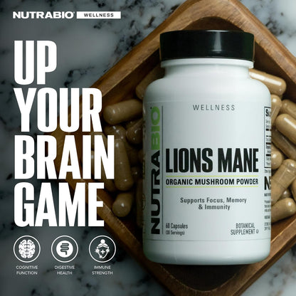 NutraBio® Lions Mane