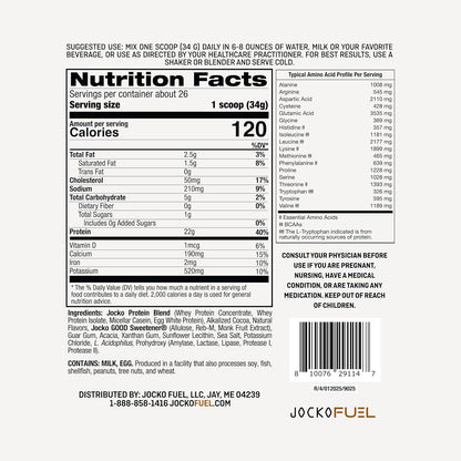 Jocko Fuel Whey Protein
