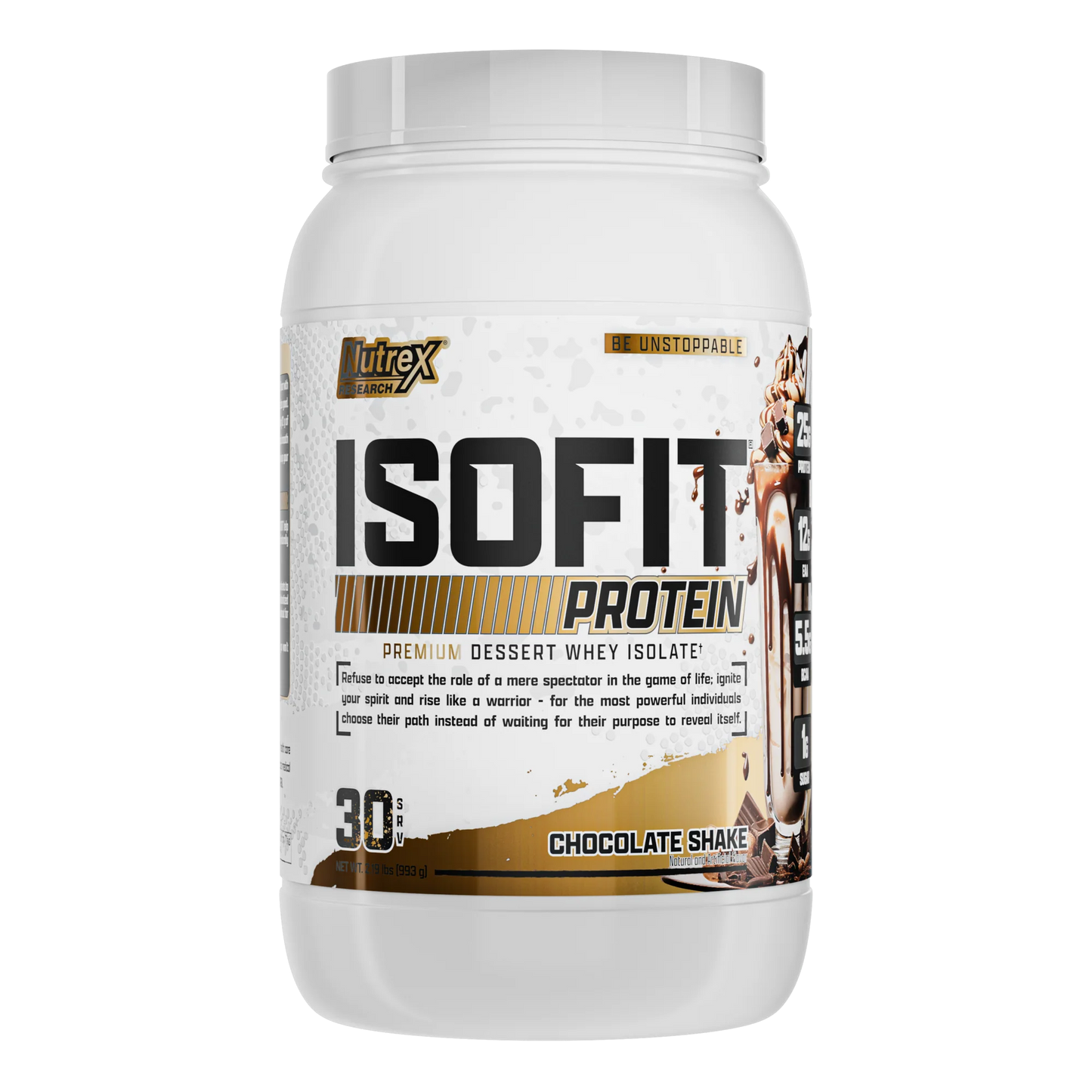 Nutrex IsoFit Premium Dessert Whey Protein Isolate