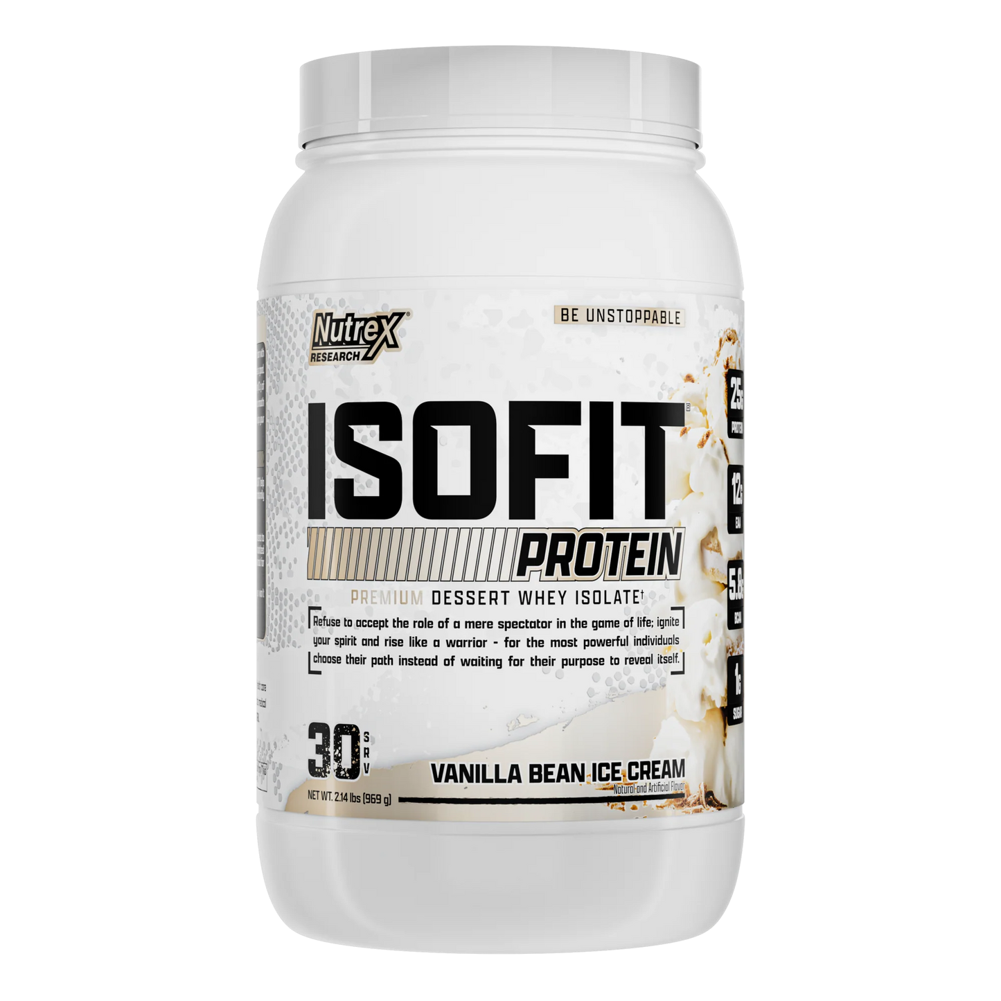 Nutrex IsoFit Premium Dessert Whey Protein Isolate