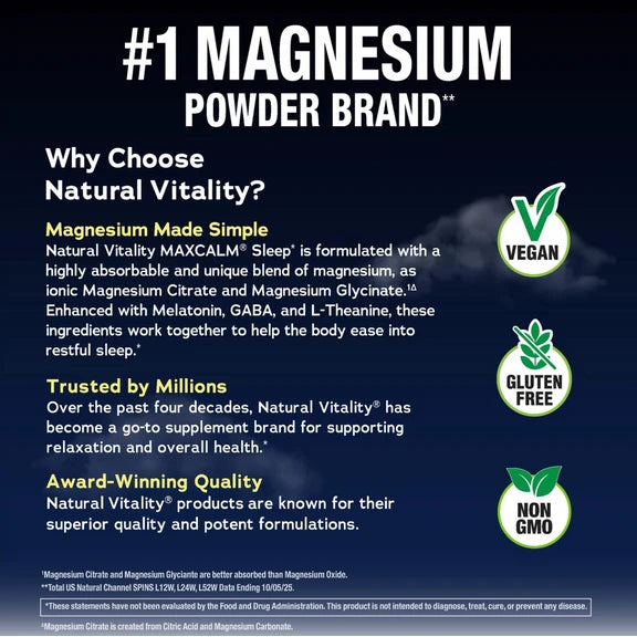 CALM Sleep with Melatonin Powder Wildberry