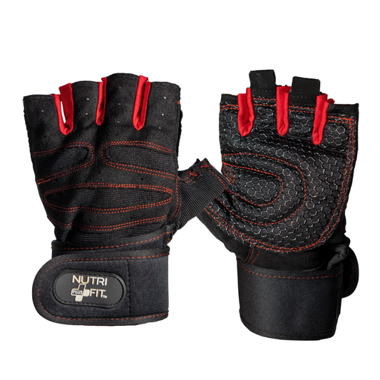 Nutrifit Plus High Performance Intenses Training Gloves with Wristswrap for Support in Multicolors